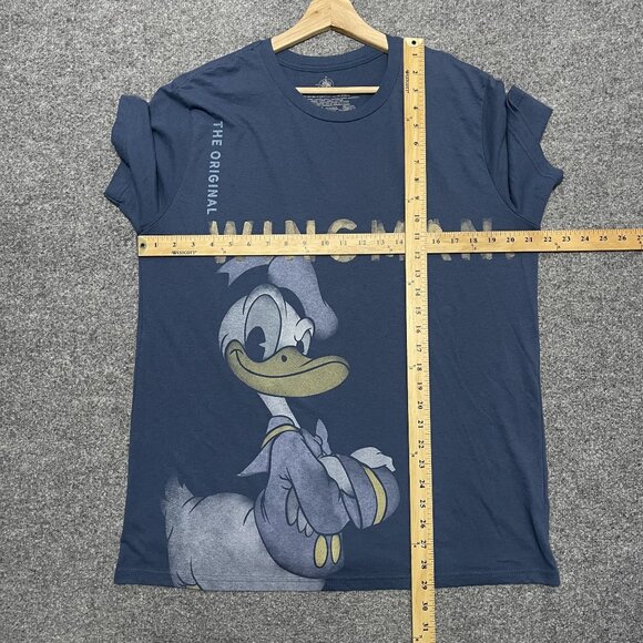 The Original Wingman Donald Duck Graphic Tee Disney L Blue - Picture 4 of 4